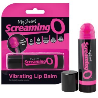 My Secret Screaming O Vibrating Lip Balm - Black/Pink