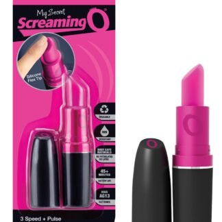 My Secret Screaming O Vibrating Lipstick - Black/Pink